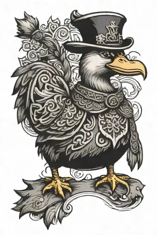 Ty pluffies duck sitting, inguz viking symbol,  anchor tattoo design idea