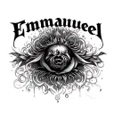 "Emmanuel" morsw code tattoo design idea