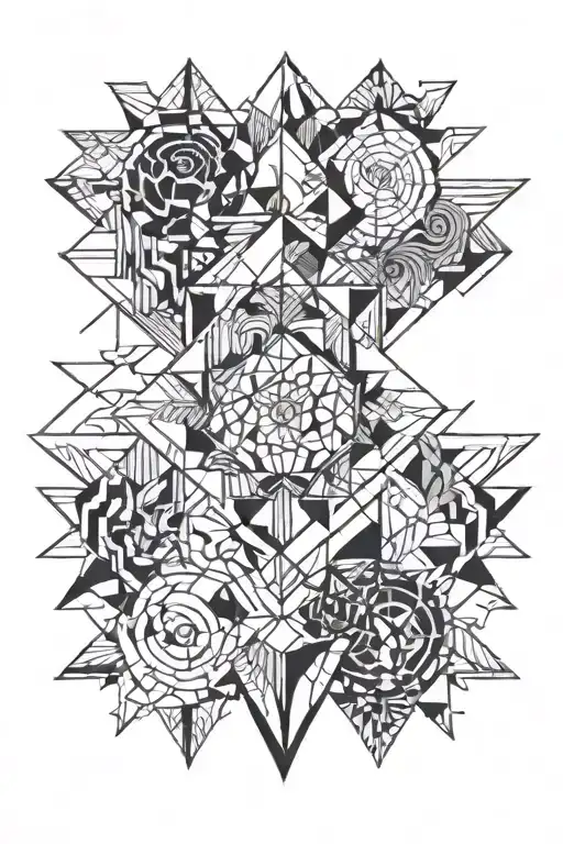 111 tattoo design idea