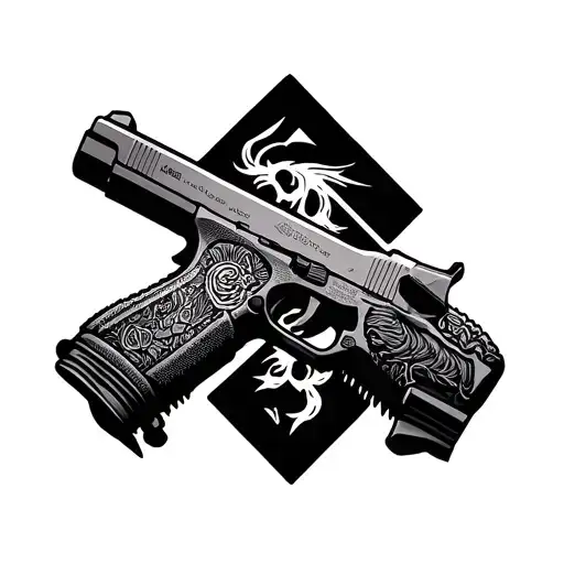 10 guys with glock 19s amd dracos tattoo design idea