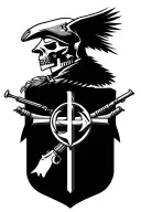 3rd battalion 4th marines Darkside emblem integrated tattoo design idea