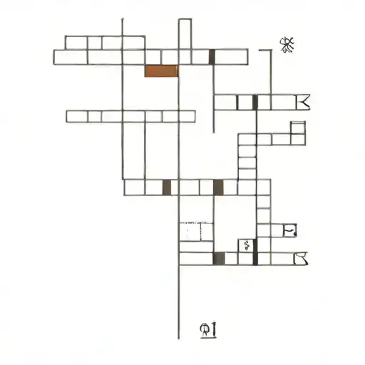 crossword of dates tattoo design idea