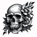 Trampstamp tattoo design idea