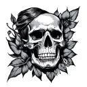 Trampstamp tattoo design idea