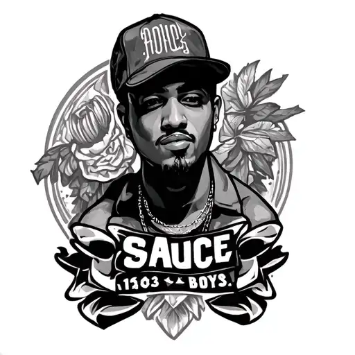 10 333 sauce boyz tattoo design idea
