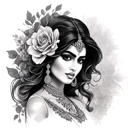Rekha tattoo design idea