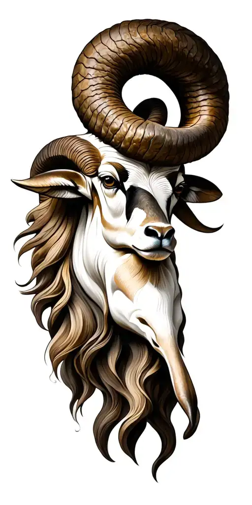aries zodiac sign tattoo design idea