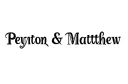 "Peyton & Matthew" tattoo design idea