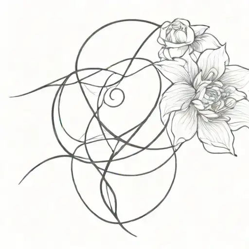 Pulse line with Michelle gustav and dion tattoo design idea