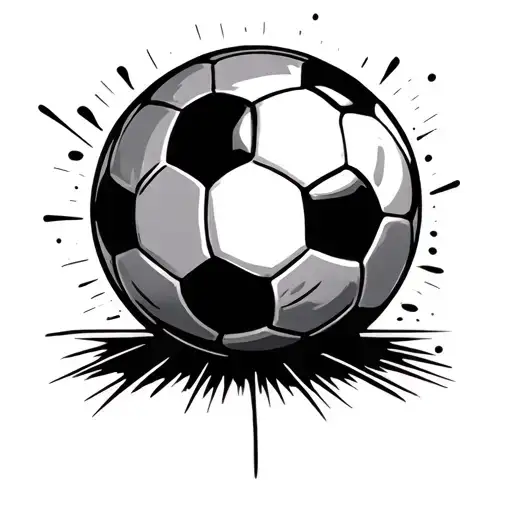 Soccer Ball tattoo design idea