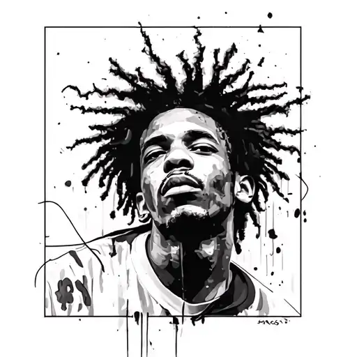 Basquiat tattoo design idea