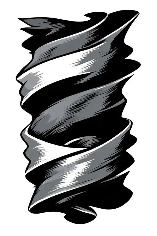 romani flag wrapped tattoo design idea