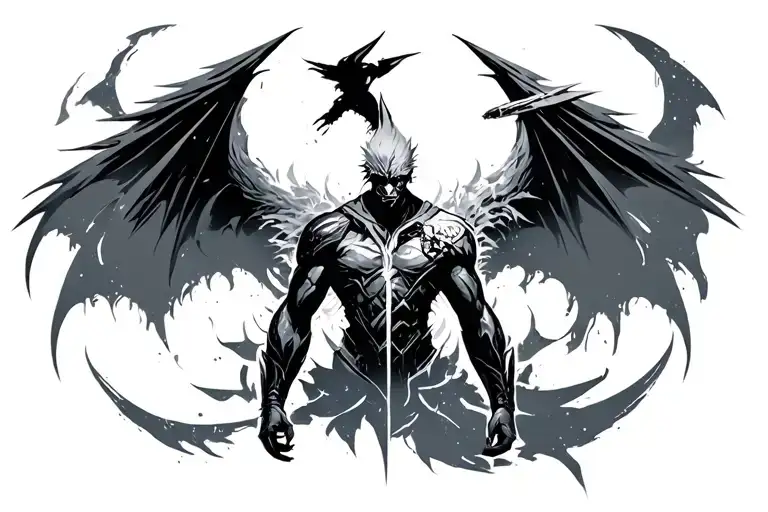 ff7 logo incorporated tattoo design idea