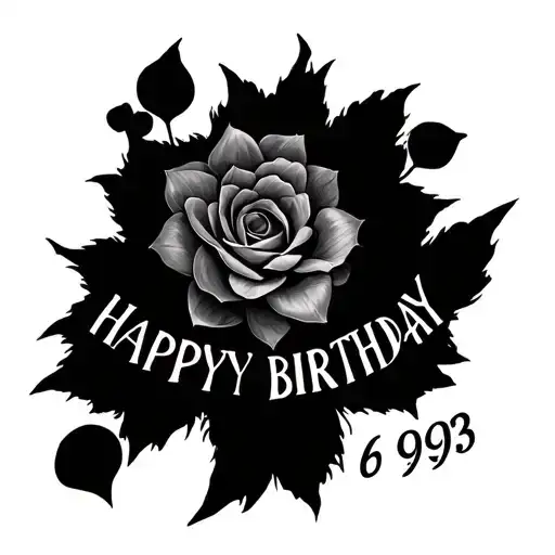 Birthday date of 6 April 1993 According to the Achaemenid elements for the year of birth and element of your birthday and element of your month tattoo design idea