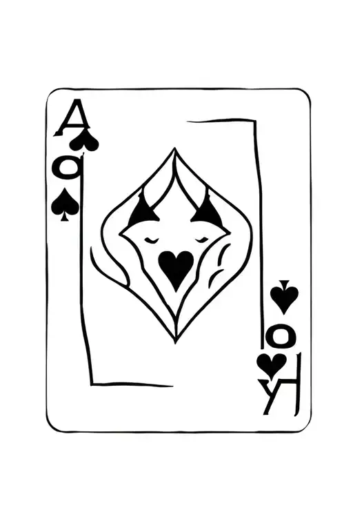 Joker playing card joker tattoo design idea