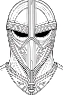 Sith Lord revan mask mixed tattoo design idea