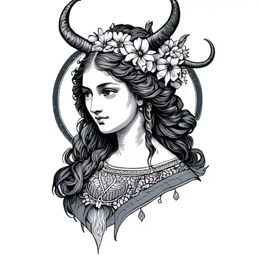 sarah Capricorn washington tattoo design idea