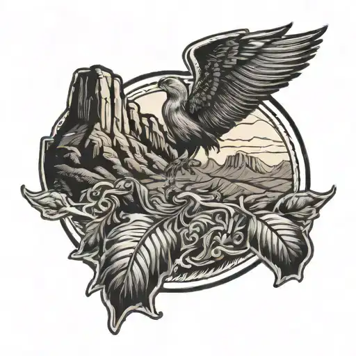 stamp of southern utah  tattoo design idea