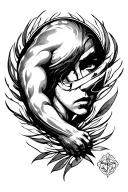 On Triceps tattoo design idea