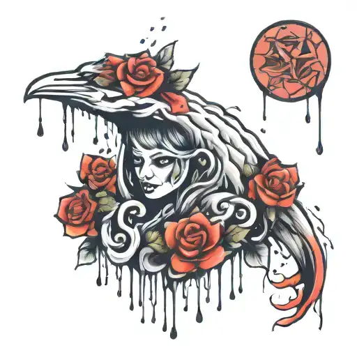 all moments lost in time like tears in rain tattoo design idea
