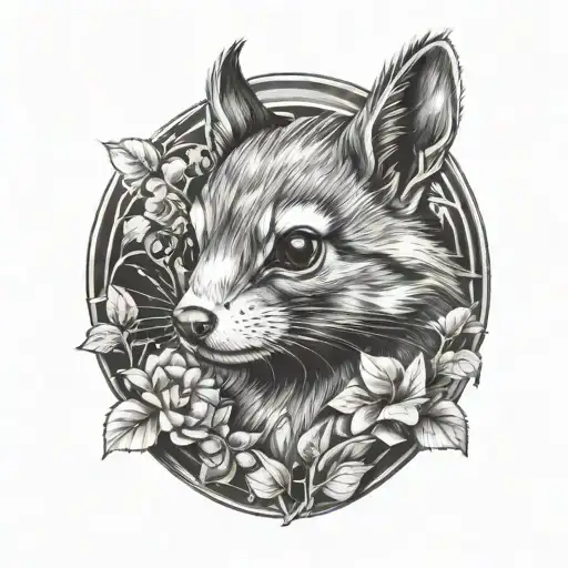 ratatoskr tattoo design idea