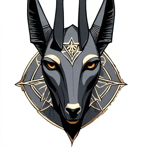 Anubis Libra tattoo design idea