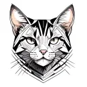 hellcat with ginger tattoo design idea