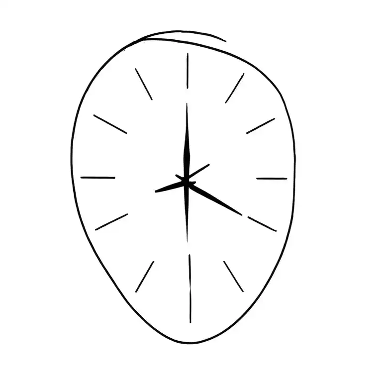 3 clocks tattoo design idea
