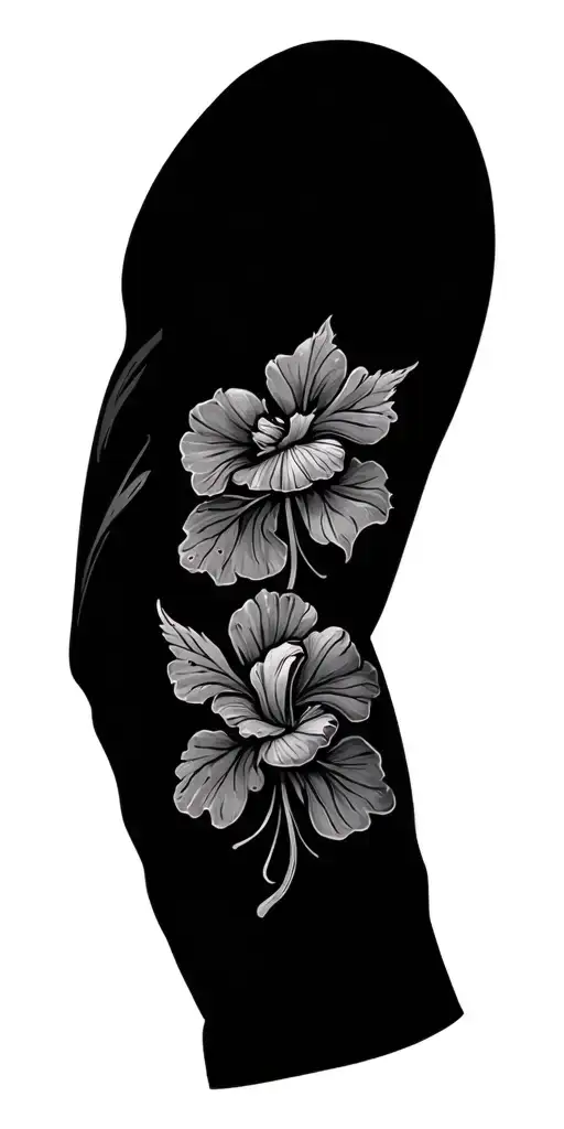 irish arm bans tattoo design idea