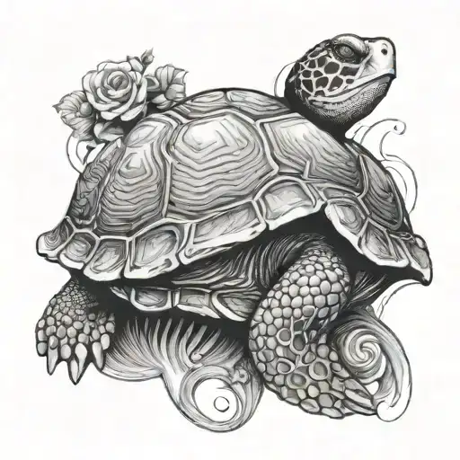 hope and the turtle tattoo design idea