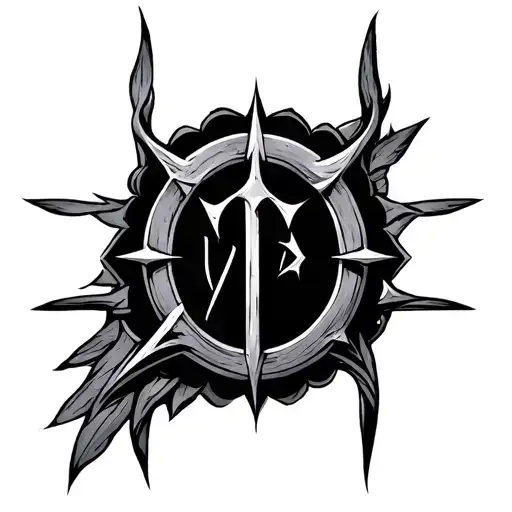 futhark runes tattoo design idea