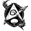 bill cipher Gravity Falls tattoo design idea