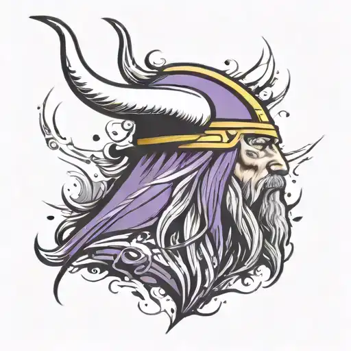 Minnesota Vikings tattoo design idea