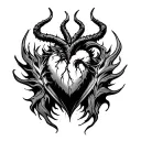 Set Your Heart Ablaze demon slayer tattoo design idea
