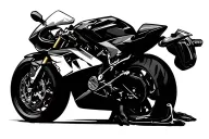 sportbike tattoo design idea