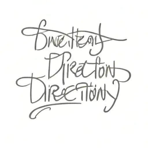 One Direction Lyric tattoo design tattoo design idea