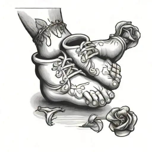 Baby Feet tattoo design idea