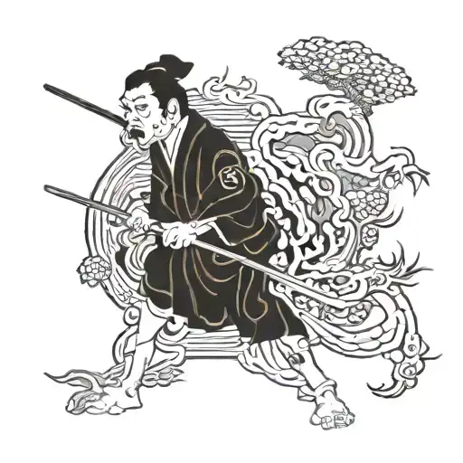 Toji Fushiguro tattoo design idea