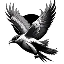 Thunderbird tattoo design idea