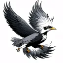 Thunderbird tattoo design idea