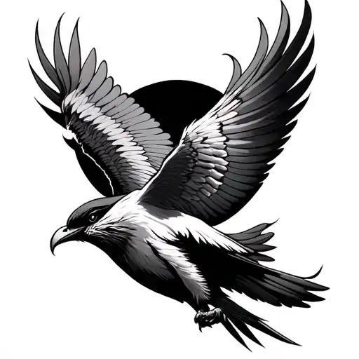 Thunderbird tattoo design idea