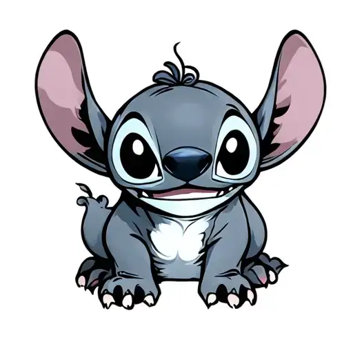 Stitch tattoo design idea