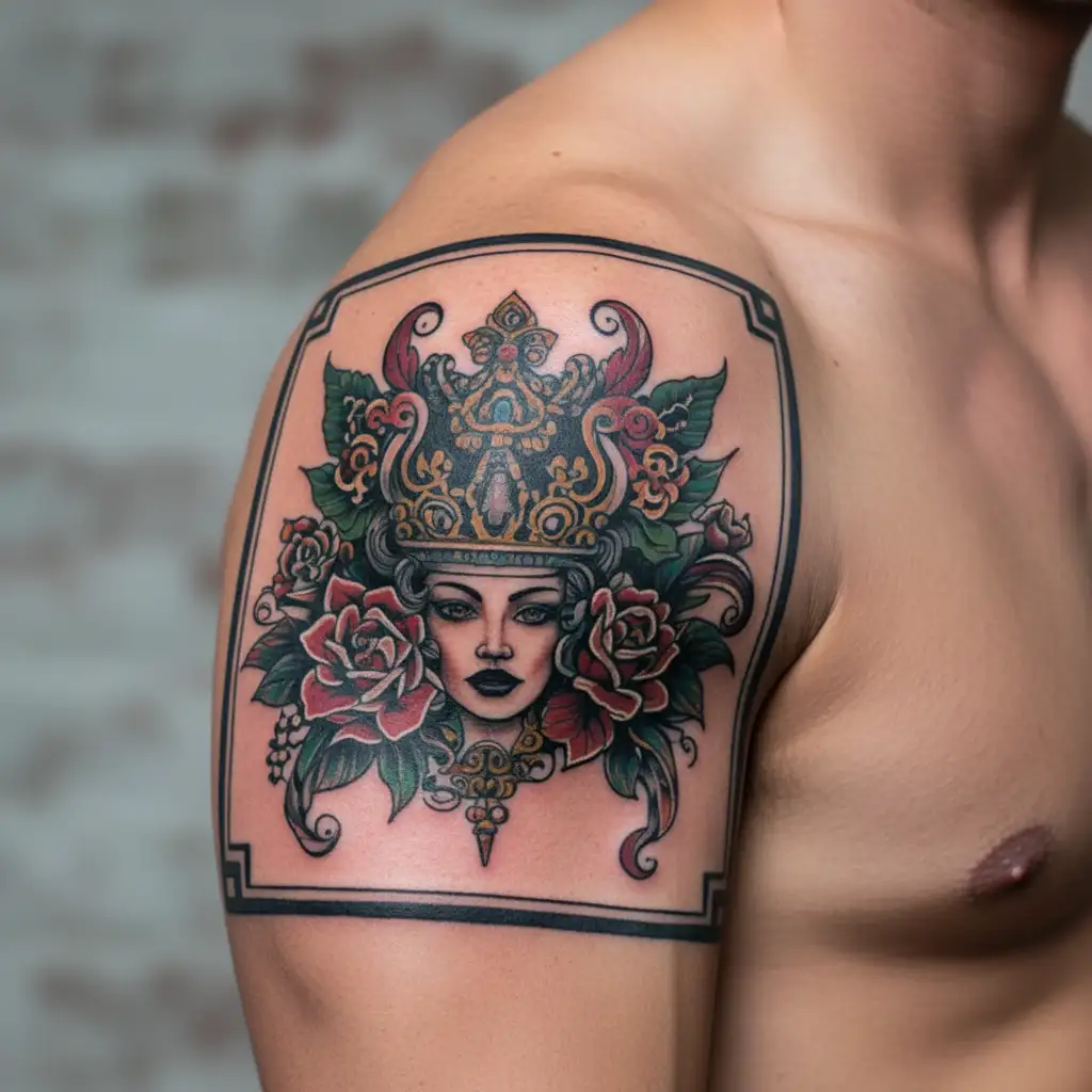 bbc queen tattoo design tattoo design idea