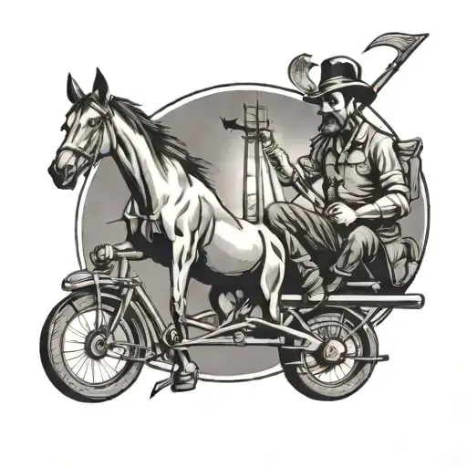 Werder diamond Bremen Town Musicians right Floodlight mast left tattoo design idea