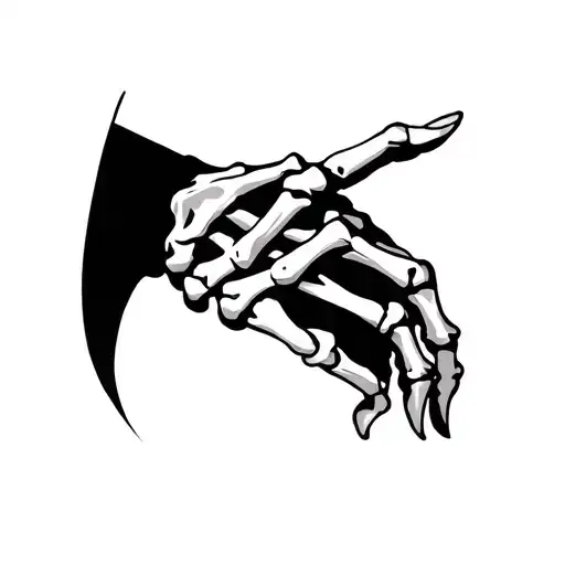 skeleton hand tattoo tattoo design idea