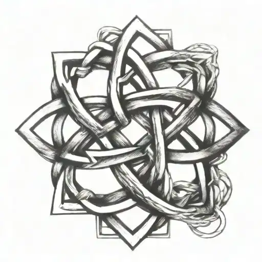 celtic trinity knot tattoo design idea