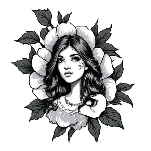 shes as sweet as Tupelo honey  tattoo design idea