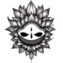 diya tattoo design idea