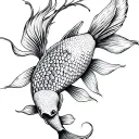 Koi Fish tattoo design idea