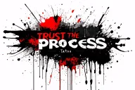 trust the process tattoo design idea
